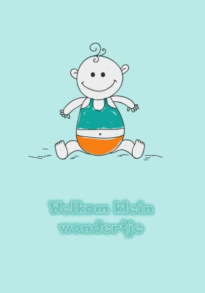 Welkom klein wondertje Kaart