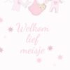 Welkom lief meisje Kaart