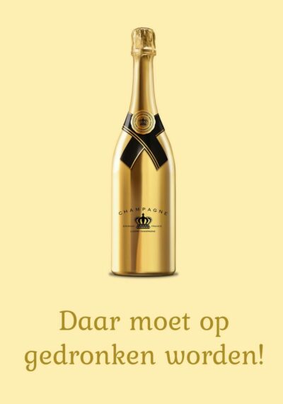 Daar moet op gedronken worden Kaart