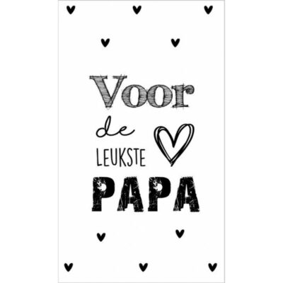 Voor De Leukste Papa Kaartje