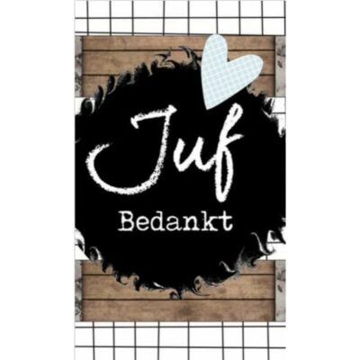Juf Bedankt Kaartje