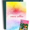 Bedankt Voor Alles Kaart met Bijenbloemen