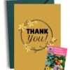Thank you Kaart met Bijenbloemen