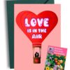 Love Is In The Air Kaart met Bijenbloemen