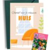 Geniet Van Je Huis Kaart met Bijenbloemen