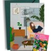 Home Sweet Home Kaart met Bijenbloemen