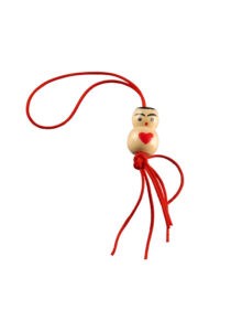Gelukspoppetje met hartje