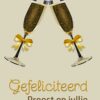 gefeliciteerd proost op jullie kaart