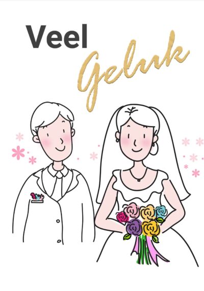 veel geluk kaart