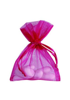 Organa Zakjes Met Stenen Fuchsia