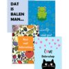 Set van 4 beterschapskaarten plus envelop