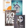 Set van 4 Huis Kaarten Plus Envelop