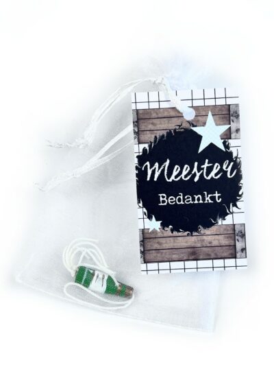 Gelukszakje Met Gelukspoppetje Meester Bedankt