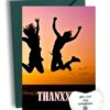 Bedankt Kaart Met Hartje Thanx