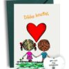 Bedankt Kaart Met Hartje Dikke Knuffel