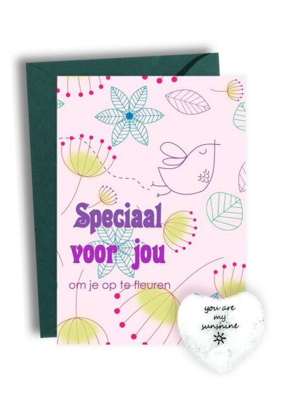 Bedankt Kaart Met Hartje Speciaal Voor Jou