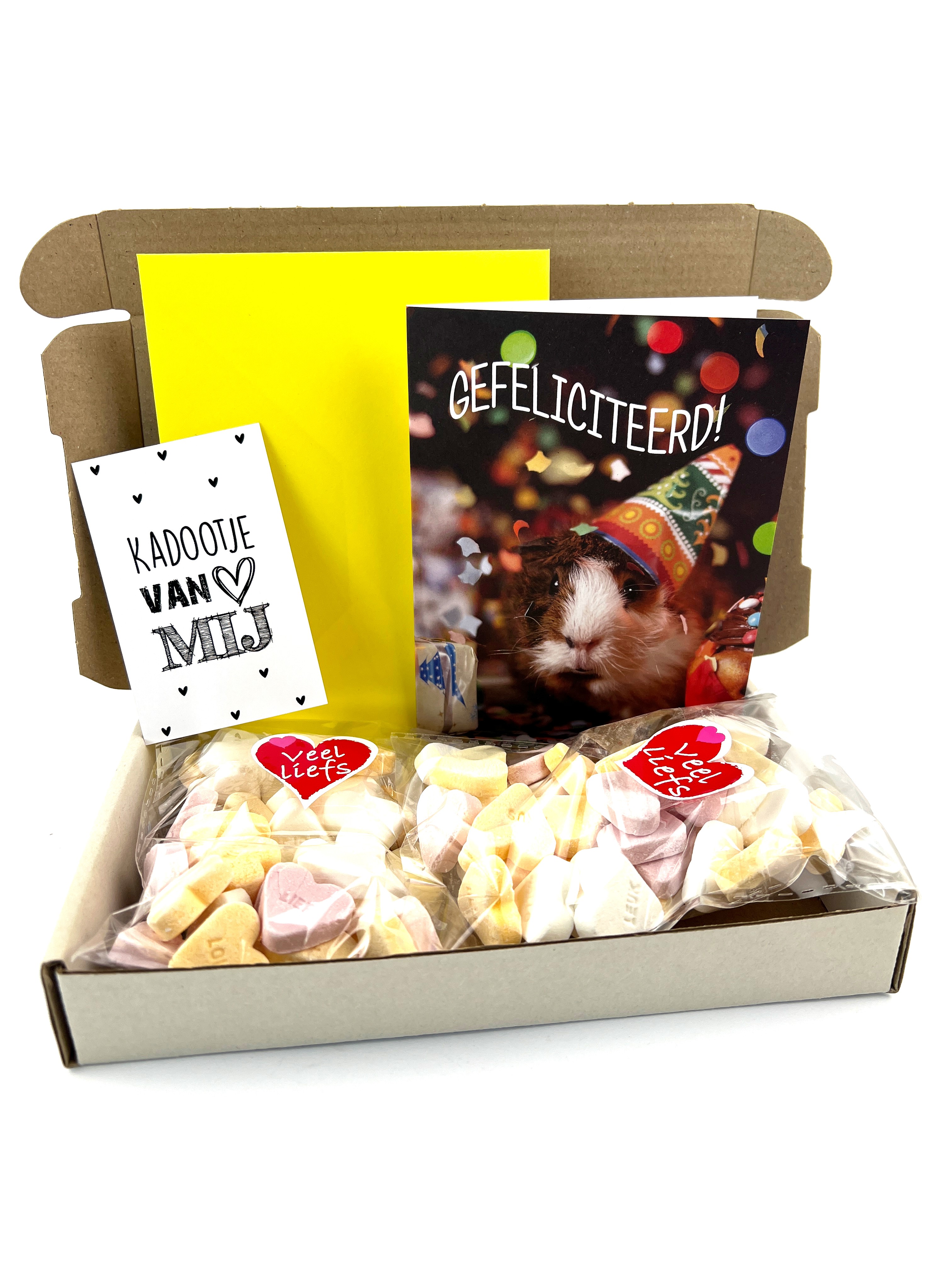brievenbuscadeau gefeliciteerd