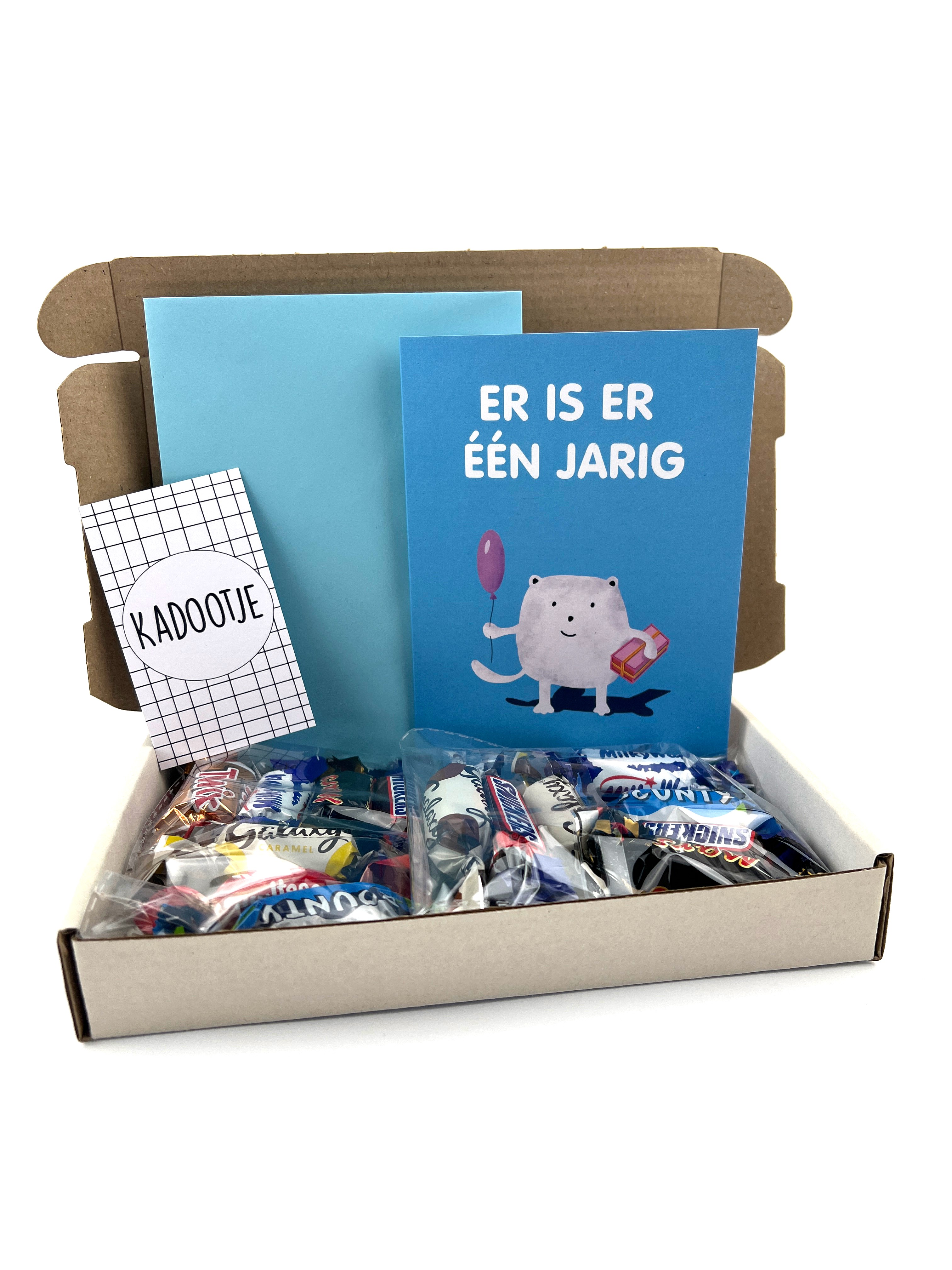 brievenbuscadeau kadootje er is er een jarig