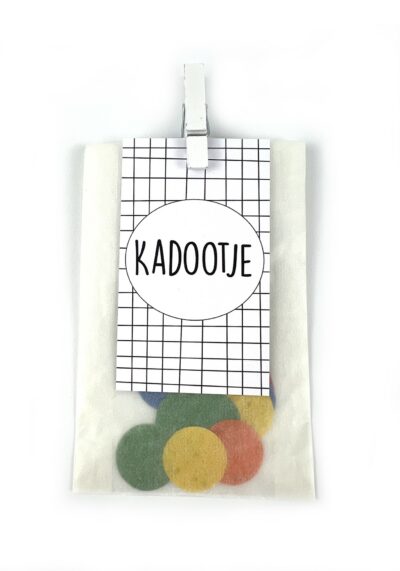 Groeiconfetti Kadootje