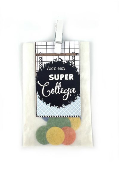 Groeiconfetti Voor Een Super Collega