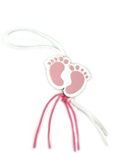 Gelukspoppetje Roze Babyvoetjes
