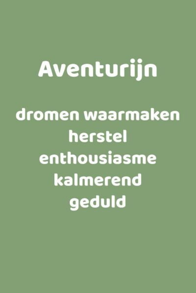 Betekeniskaartje Aventurijn
