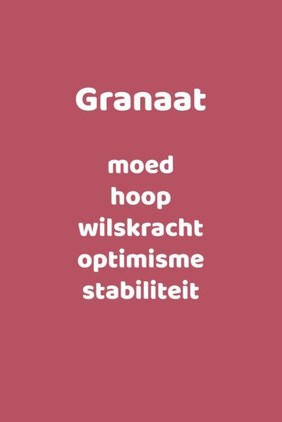 Betekeniskaartje Granaat