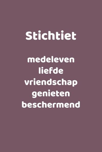 Betekeniskaartje Stichtiet