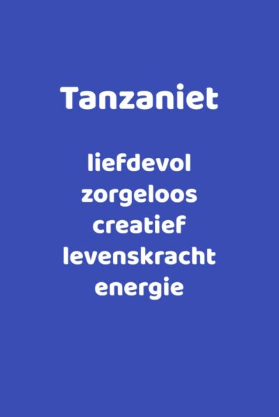 Betekeniskaartje Tanzaniet