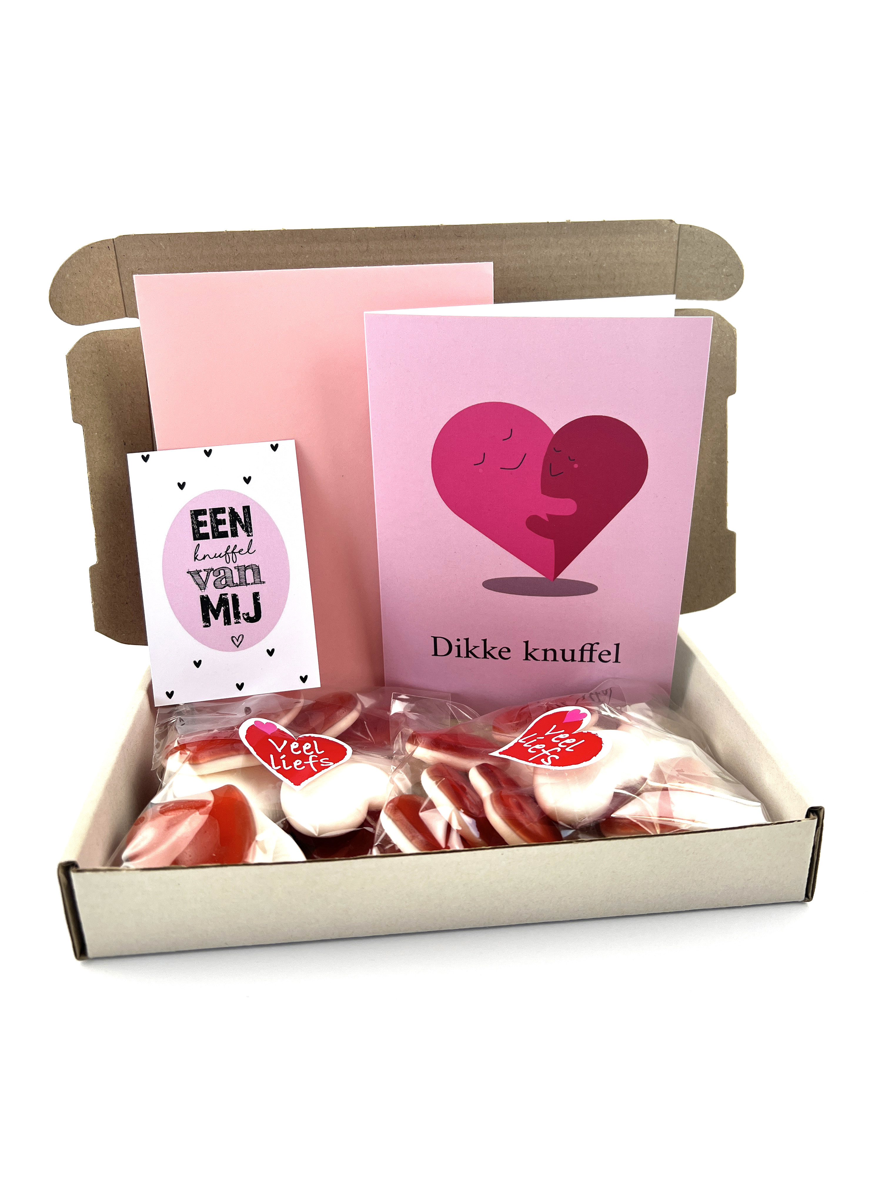 Brievenbuscadeau dikke knuffel snoep lovers