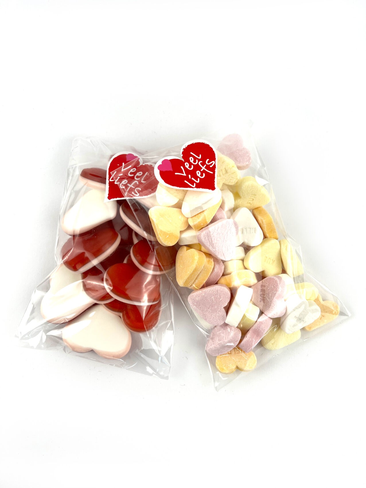 snoep hartjes en haribo schuim lovers