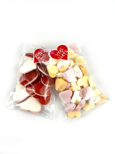 snoep hartjes en haribo schuim lovers