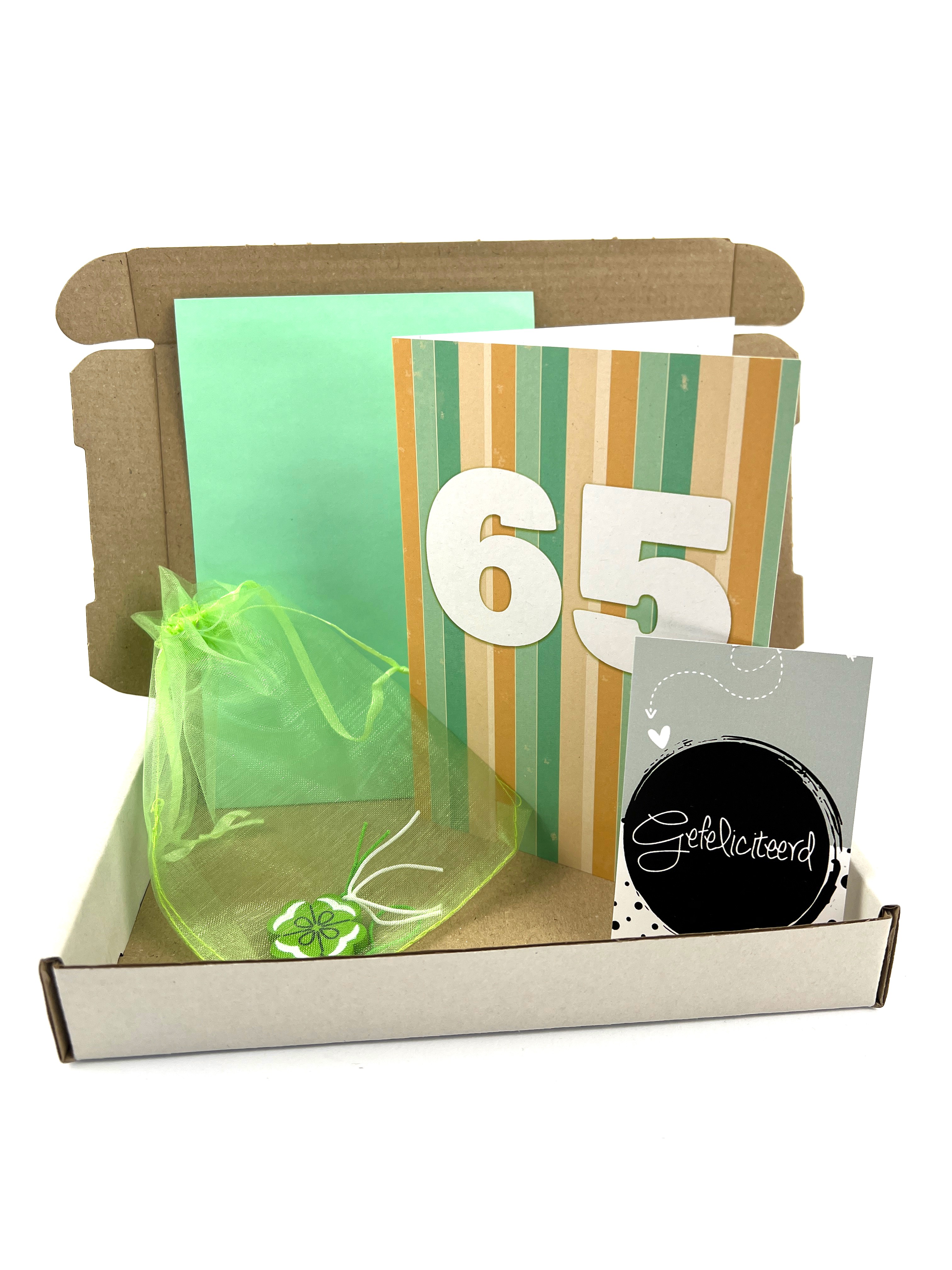 brievenbuscadeau 65 jaar
