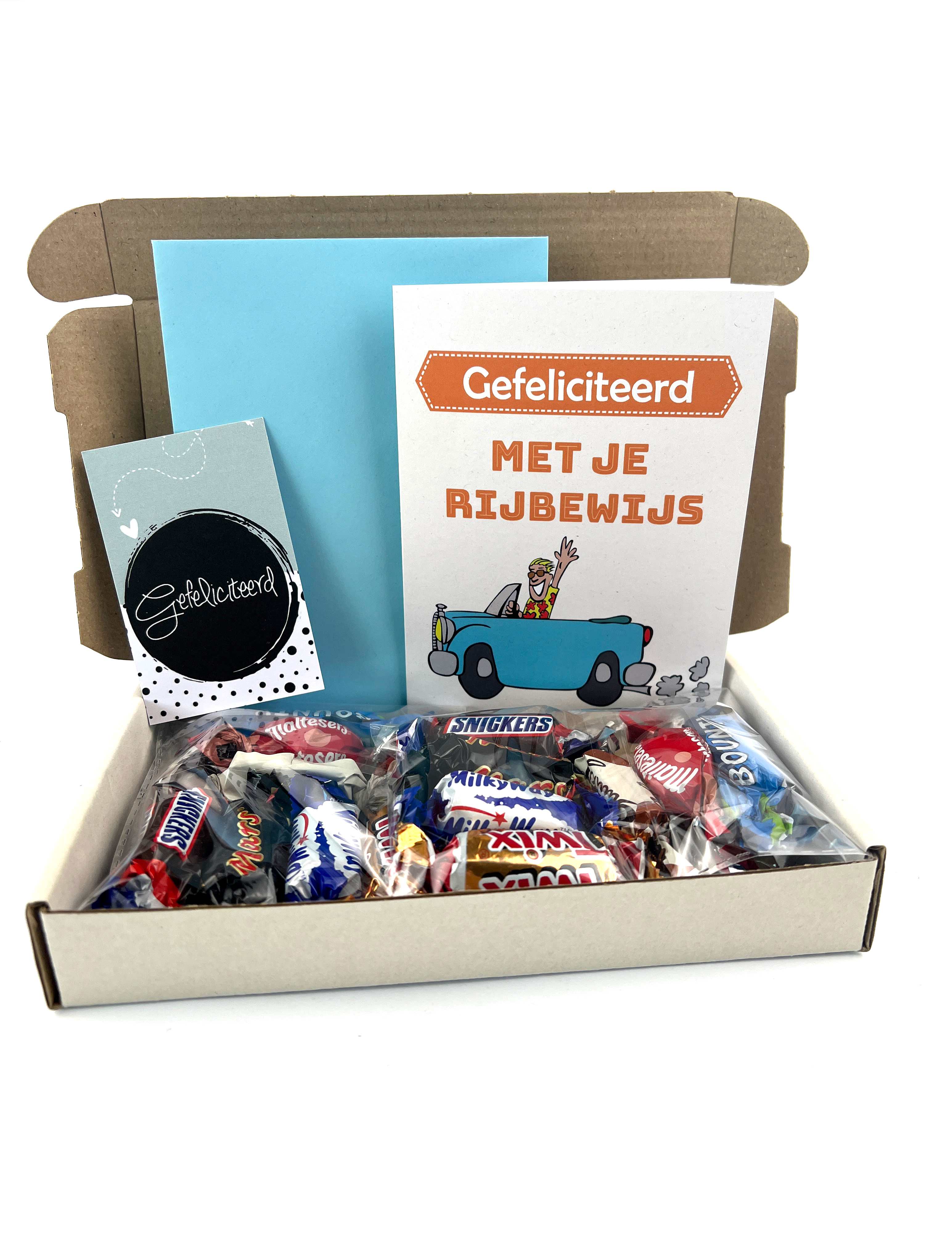 brievenbuscadeau gefeliciteerd met je rijbewijs