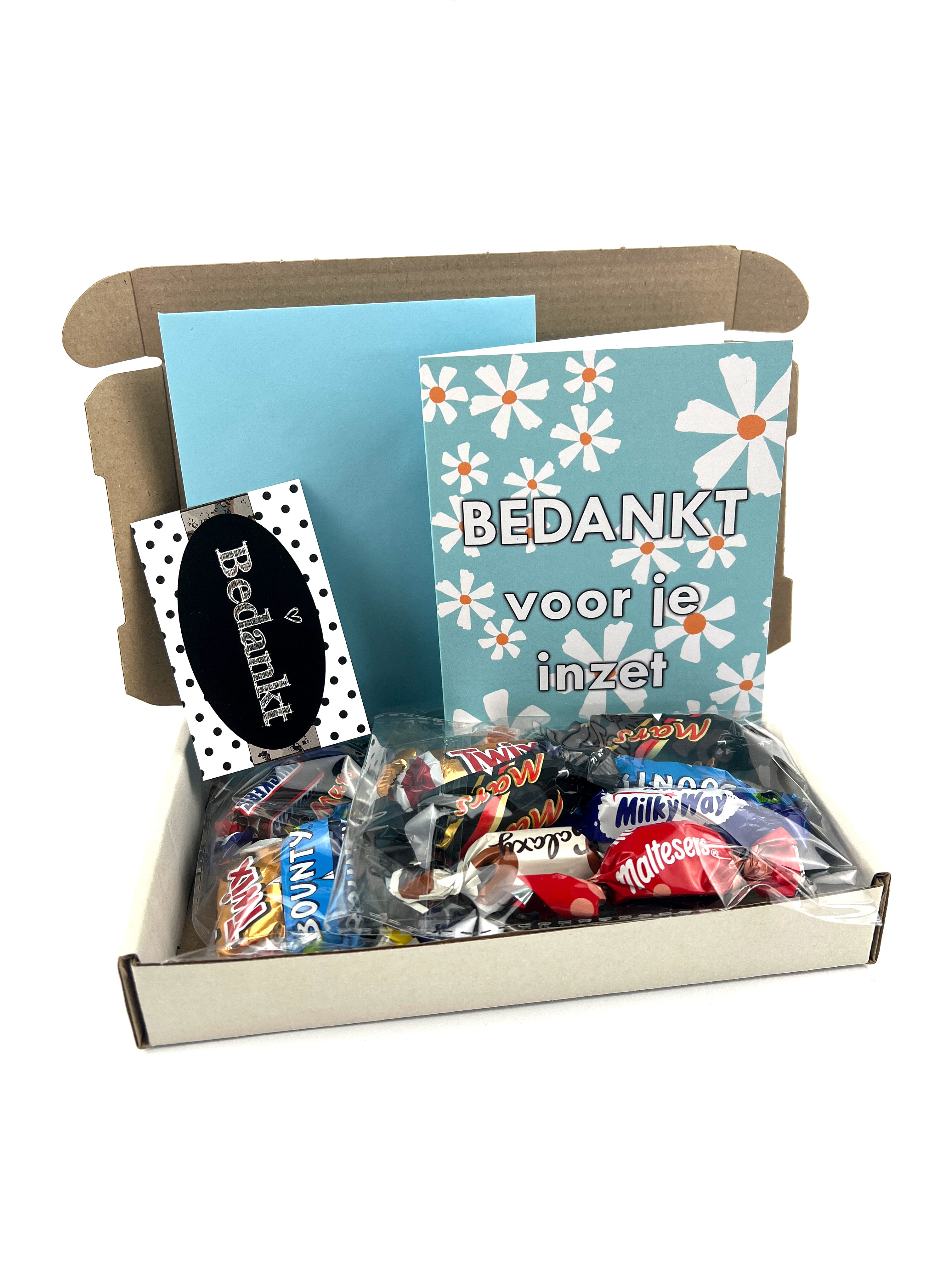 brievenbuscadeau bedankt voor je inzet