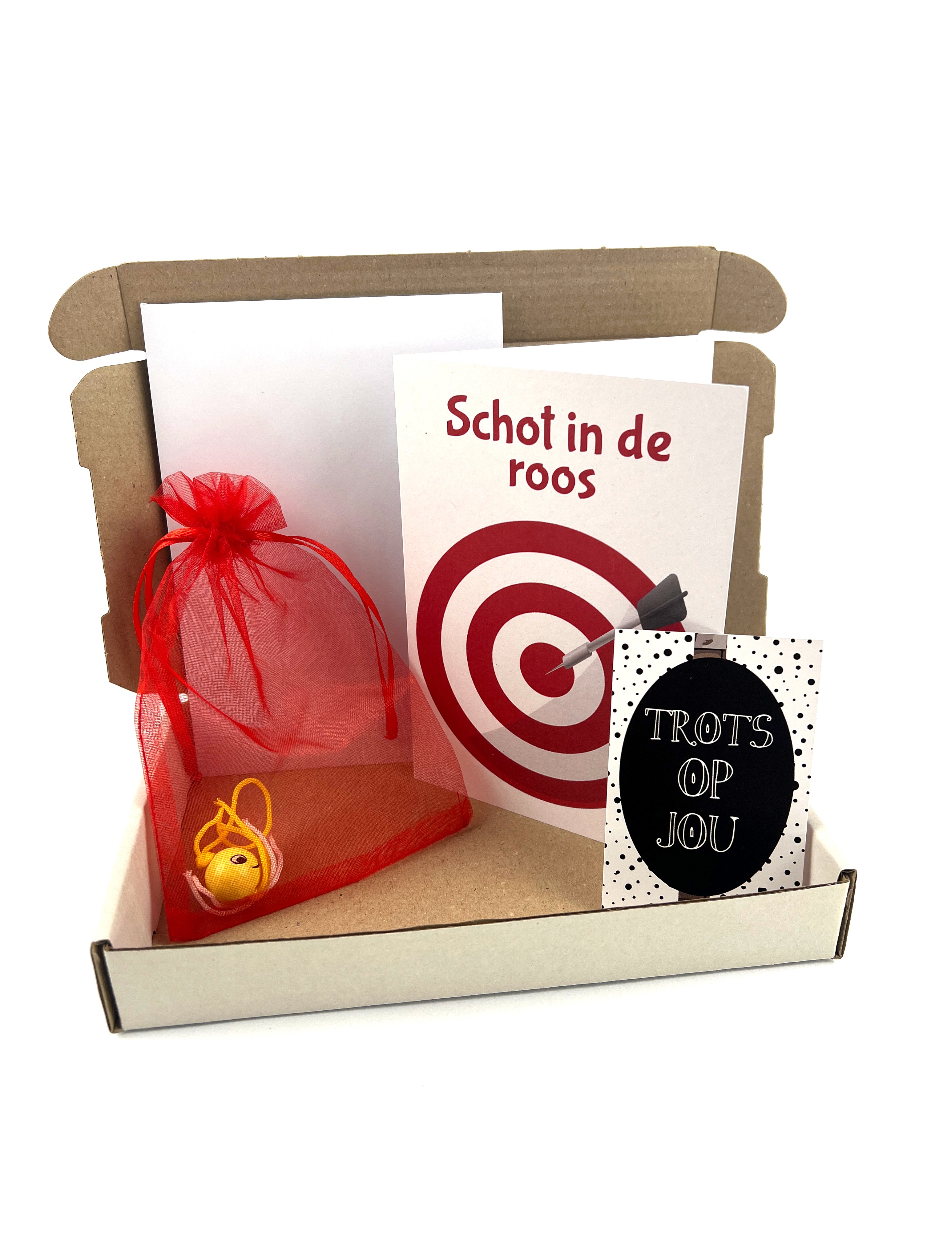 brievenbuscadeau schot in de roos