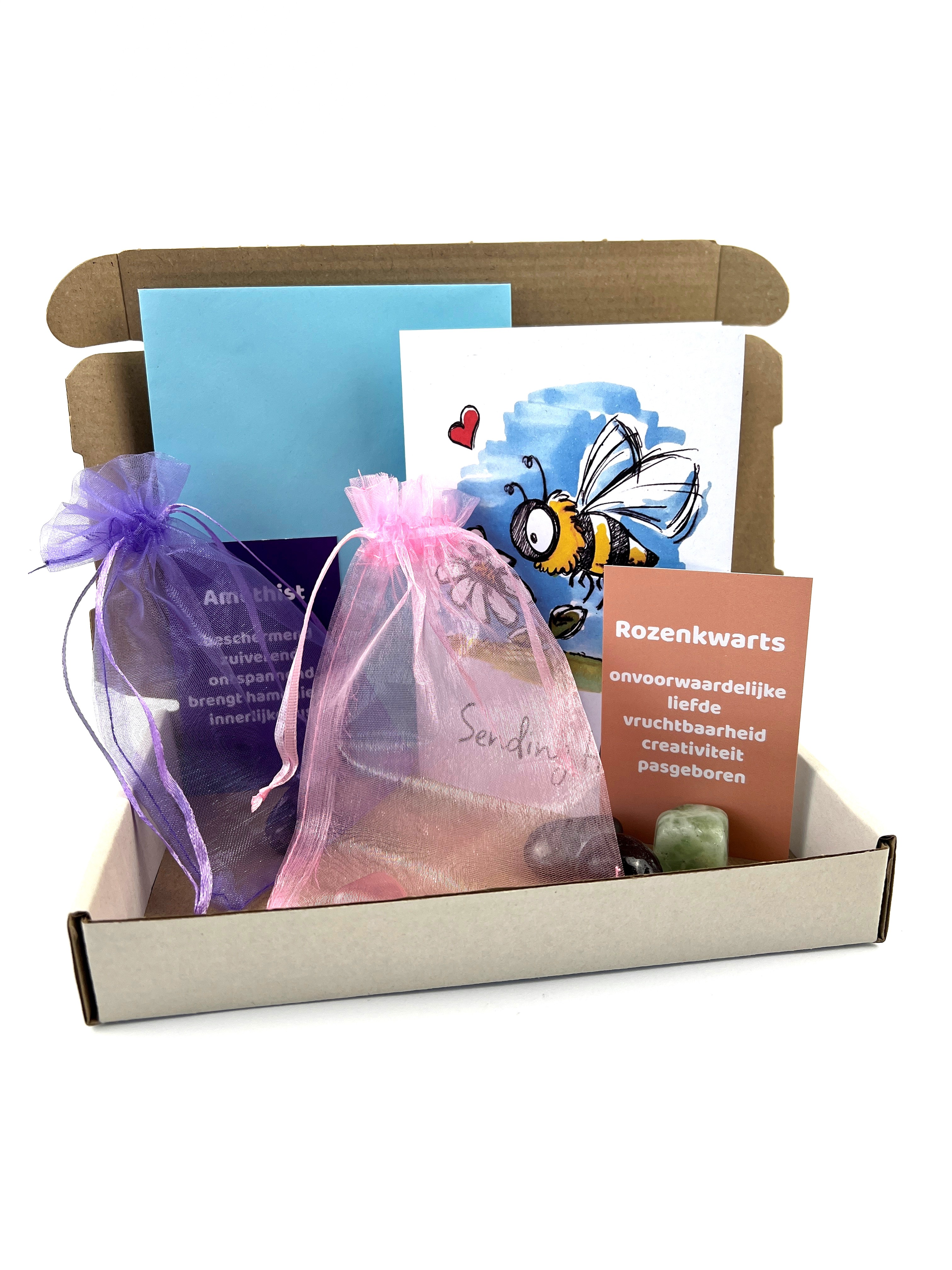 edelsteen cadeauset samenstellen