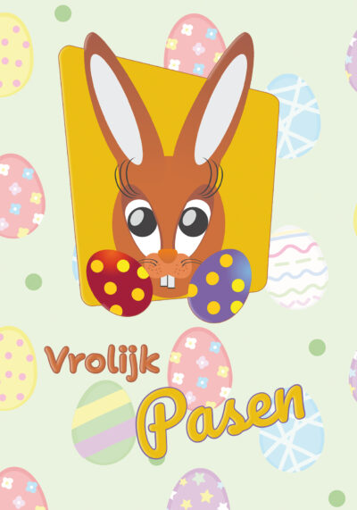 Vrolijk Pasen Paashaas