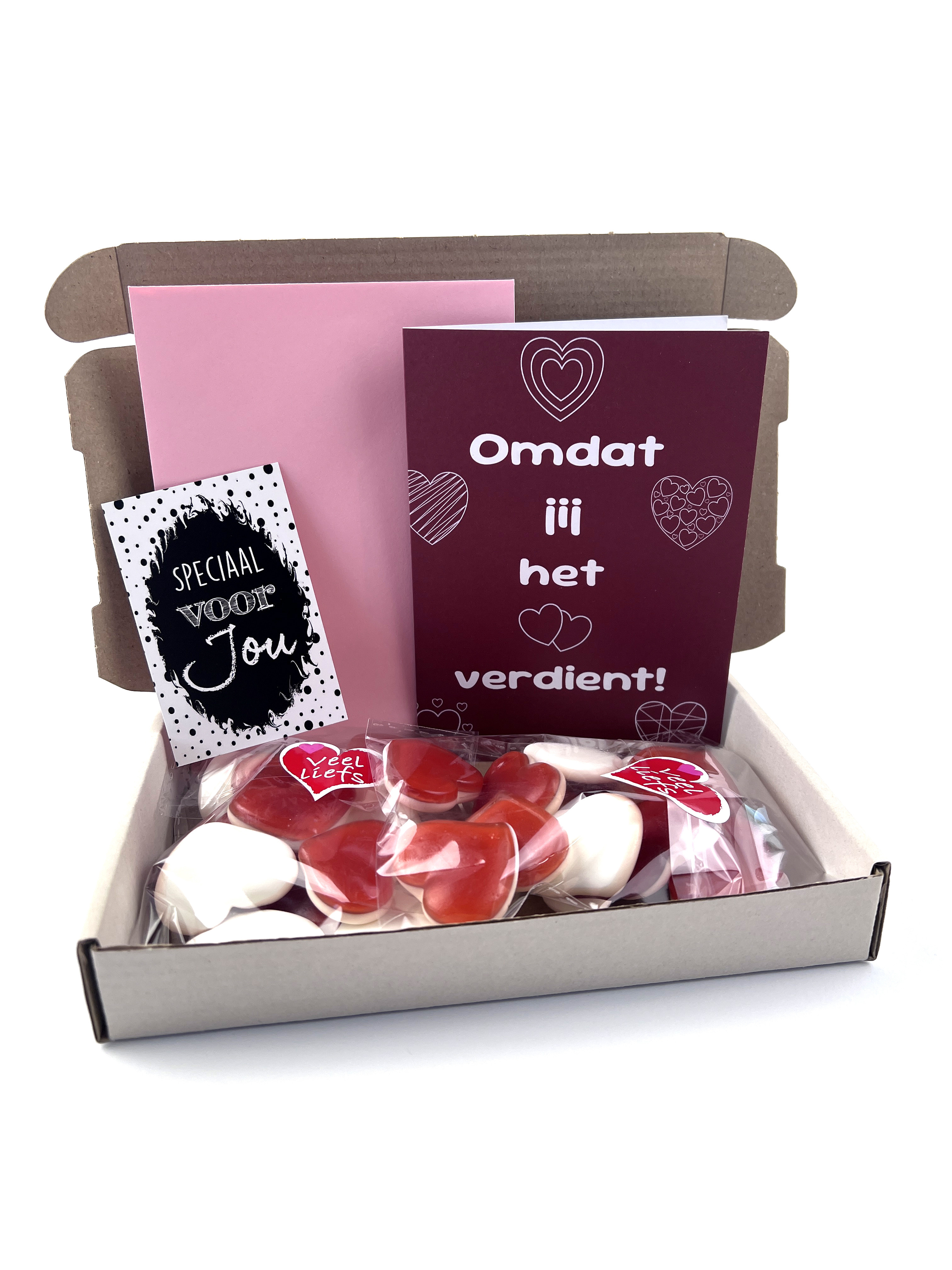 brievenbuscadeau omdat jij het verdient