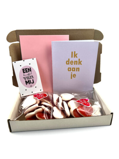 brievenbuscadeau ik denk aan je